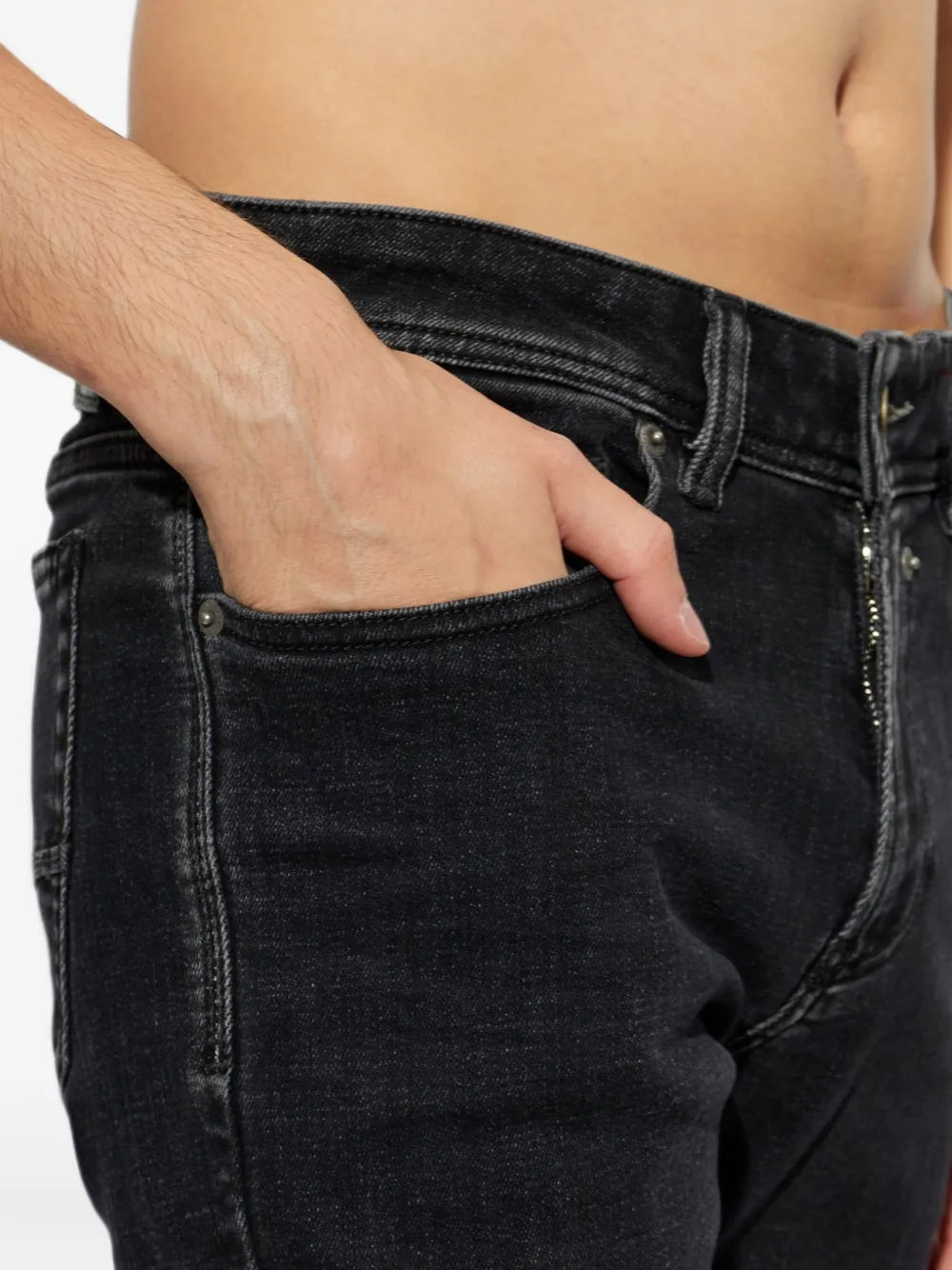 Diesel 1979 Sleenker-P jeans Zwart