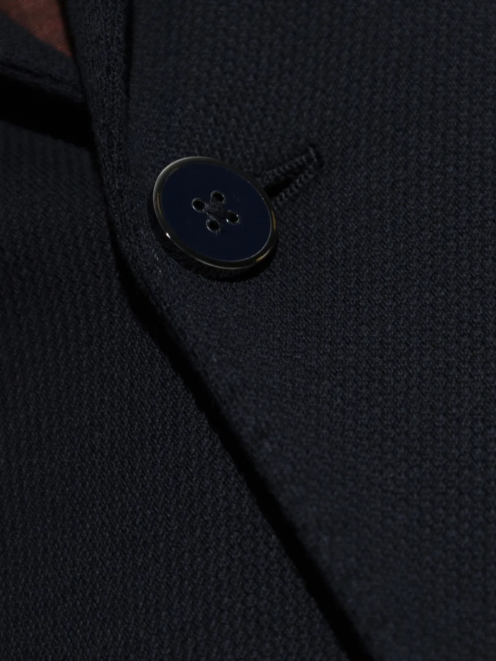 Dolce & Gabbana Blazer met geborduurd logo en enkele opening Blauw