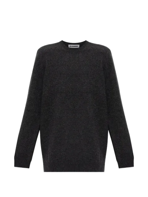 Jil Sander suéter con cuello redondo