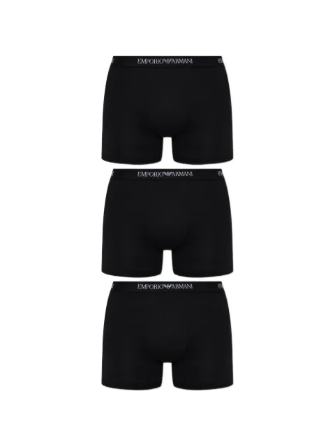 Emporio Armani logo-waistband boxers (set of three)