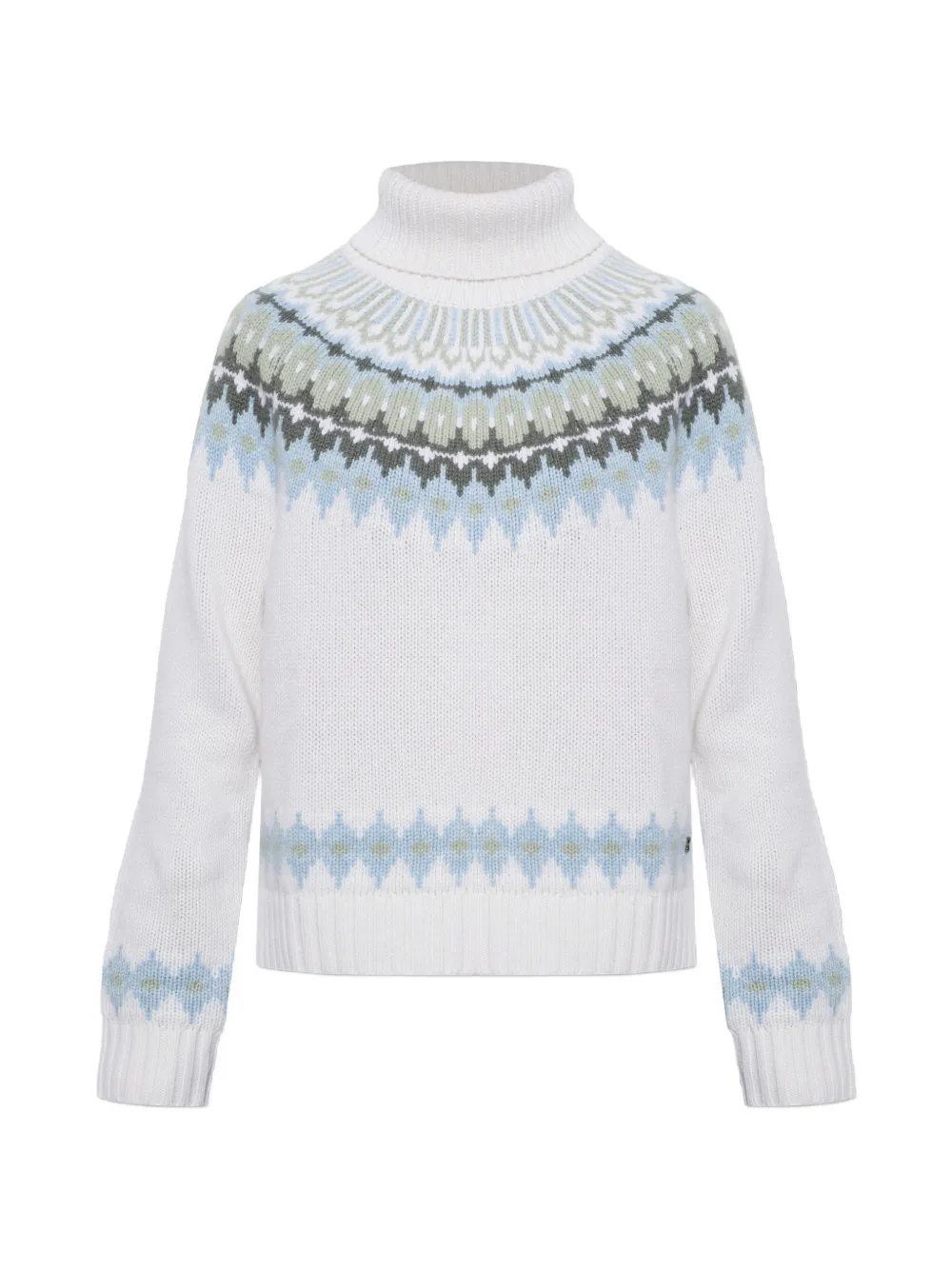 BOGNER Ingrid Fair Isle roll-neck sweater