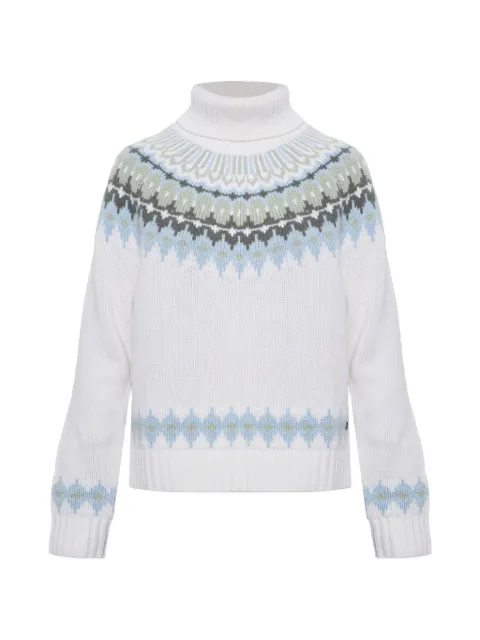 BOGNER Ingrid Fair Isle roll-neck sweater
