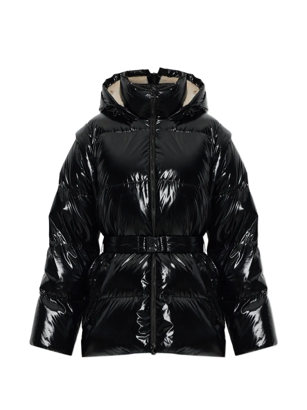 BOGNER Inez 2-in-1 belted down jacket - Nero