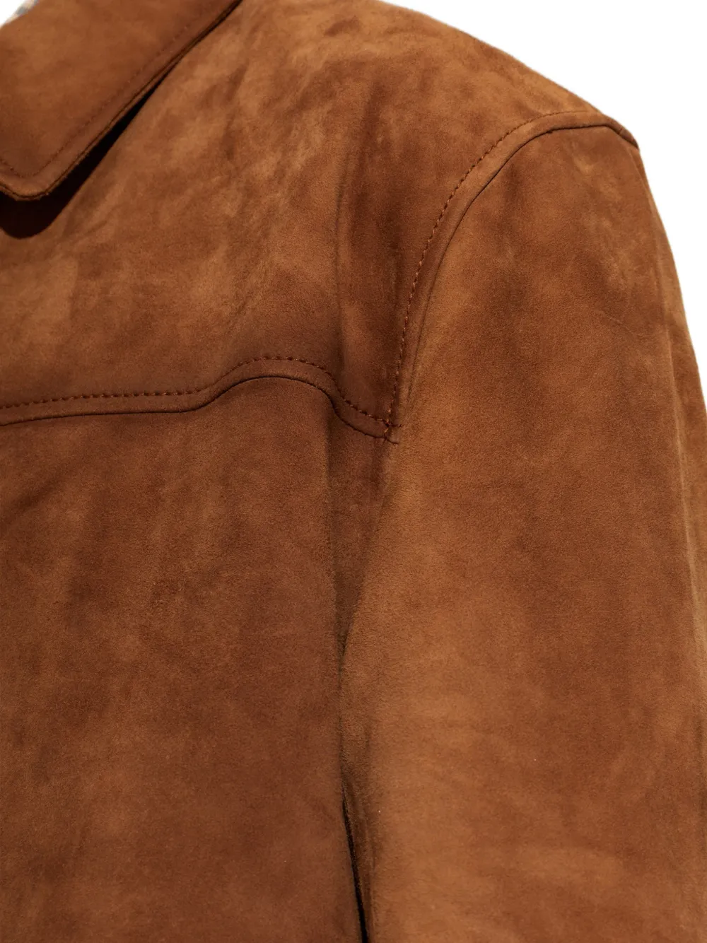 Zadig&Voltaire Loumy leren jack Bruin