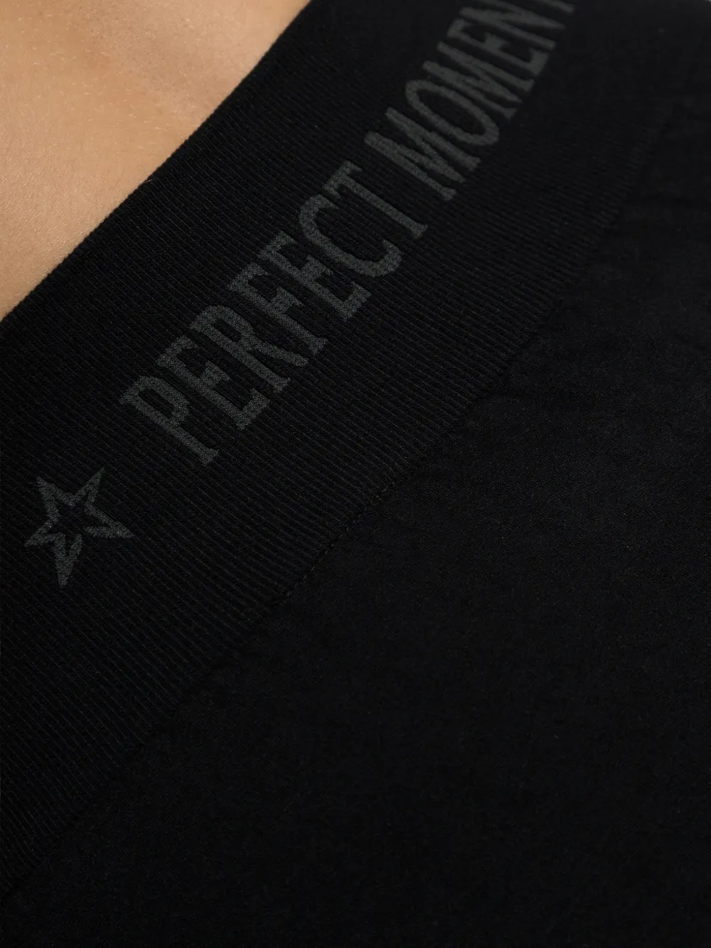 Perfect Moment Skibroek met logo-tailleband Zwart