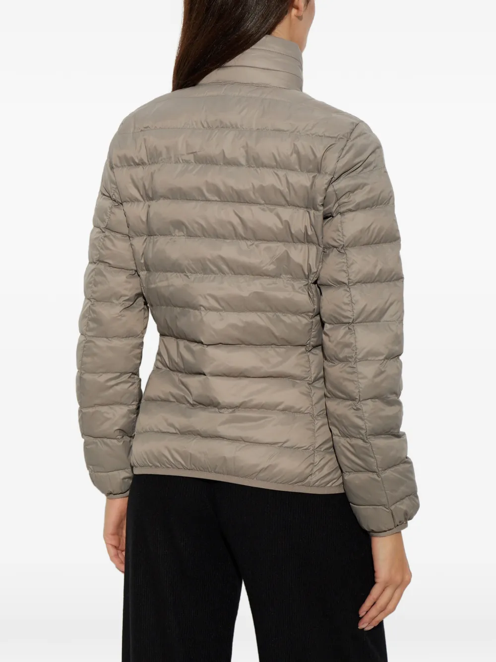 Ea7 Emporio Armani quilted insulated jacket Beige