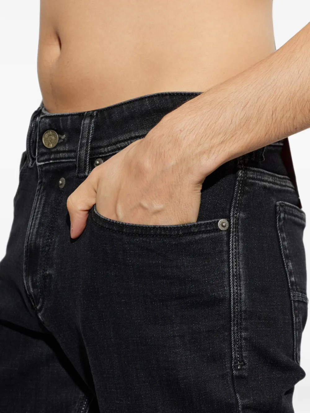 Diesel 1979 Sleenker-P jeans Zwart