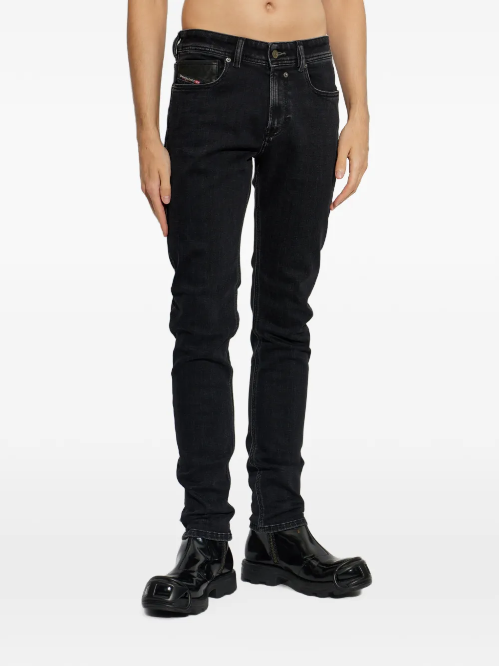Diesel 1979 Sleenker-P jeans Zwart