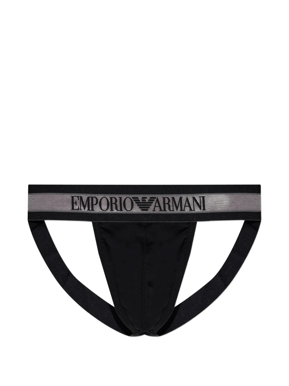Emporio Armani Sospensorio con logo - Nero