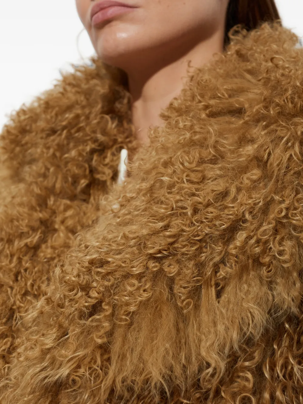 STAND STUDIO West shearling jas Bruin