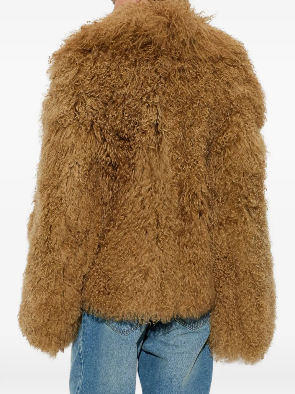STAND STUDIO West shearling jas Bruin