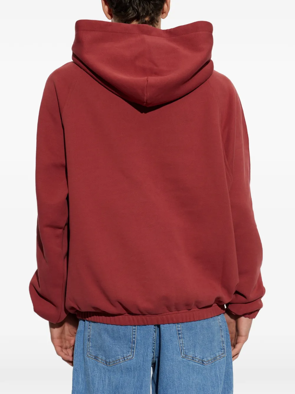 Palm Angels Sunset Blvd Palm ruimvallende hoodie Rood
