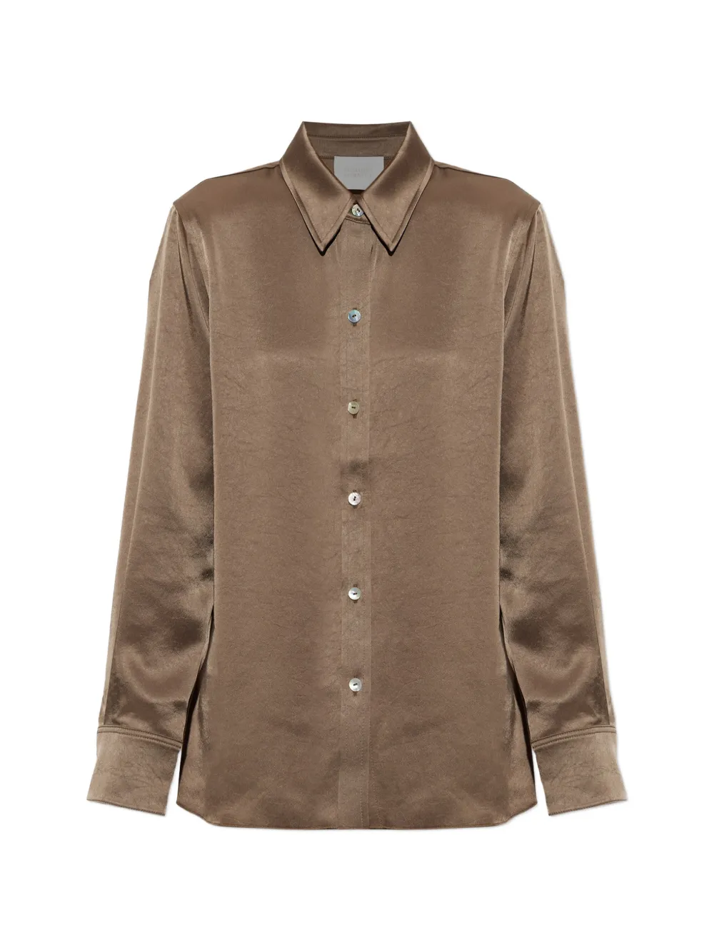 Citizens of Humanity Tullah Japanese Hammered satin shirt - Marron