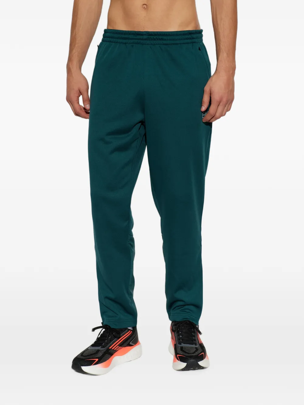 Ea7 Emporio Armani Trainingsbroek met logoprint Groen