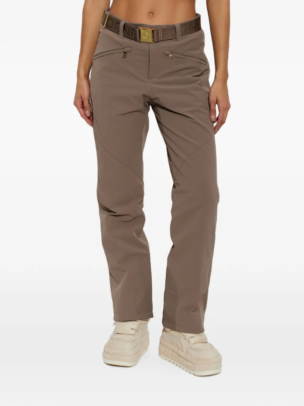 BOGNER Ilka belted ski pants Bruin