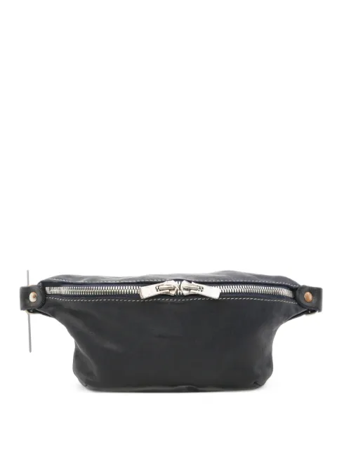Guidi full-grain leather belt bag
