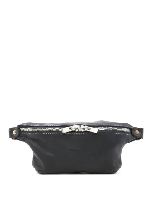 Guidi full-grain leather belt bag
