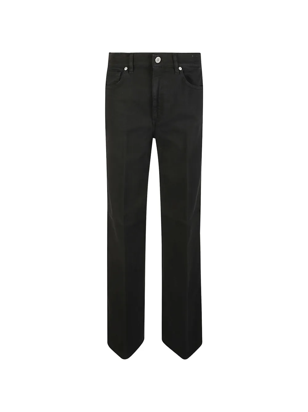 PT Torino pressed-crease wide-leg jeans - Schwarz
