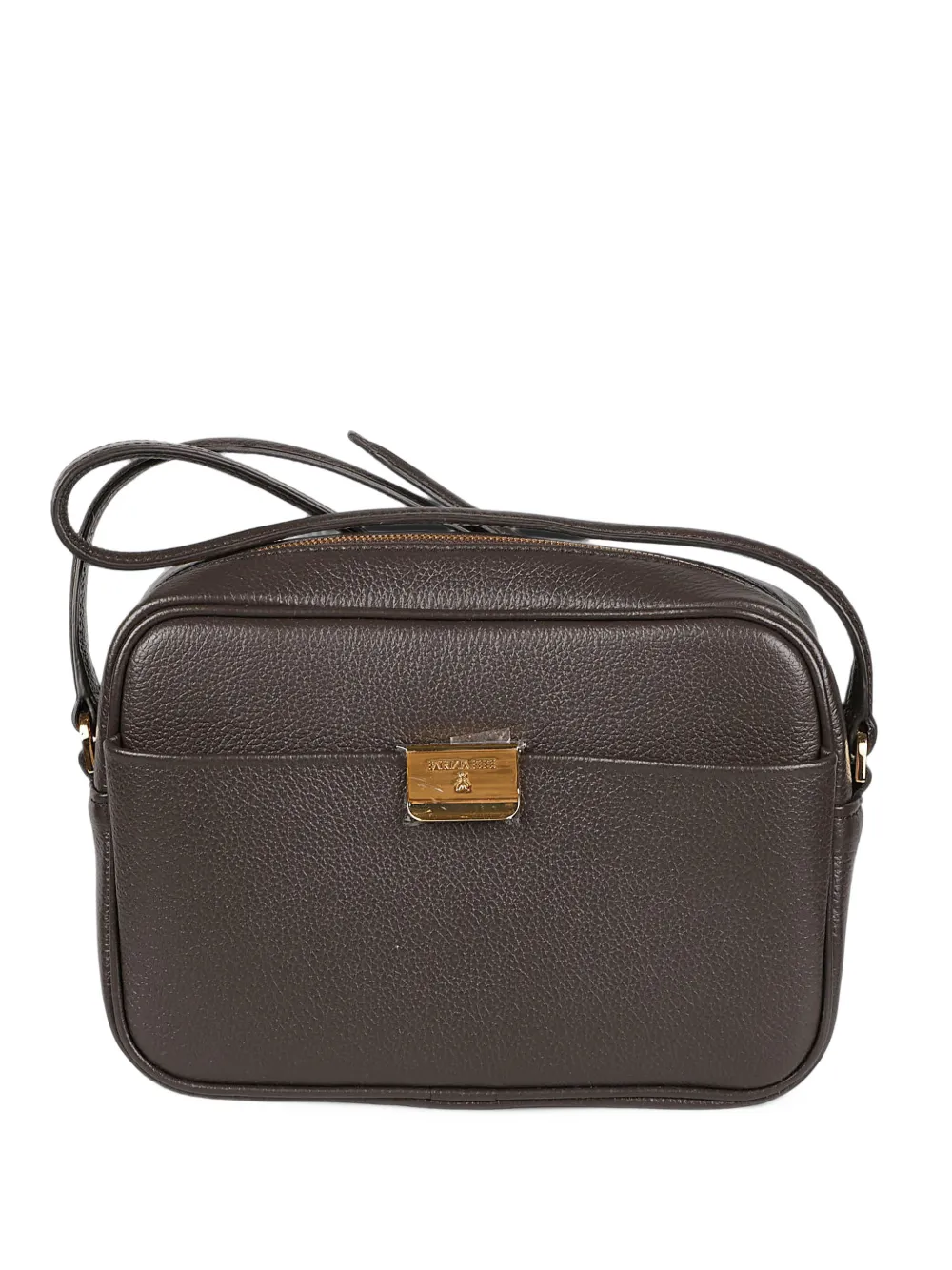 Patrizia Pepe All Day leather crossbody bag - Marrone