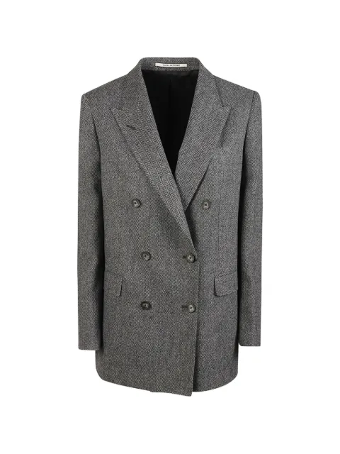 Tagliatore herringbone double-breasted jacket
