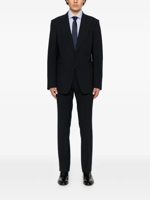 Brioni William striped-pattern spread-collar shirt
