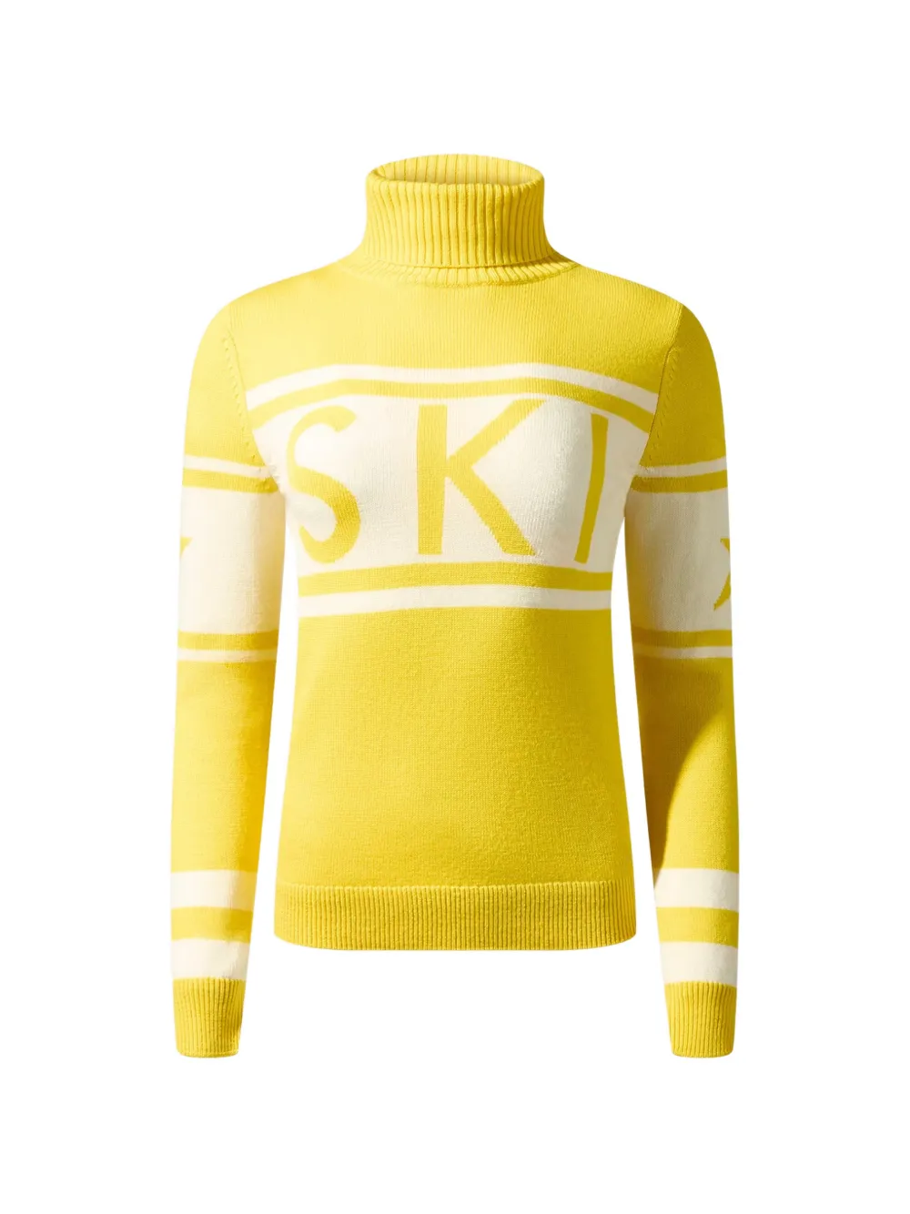Perfect Moment Schild merino wool sweater Geel