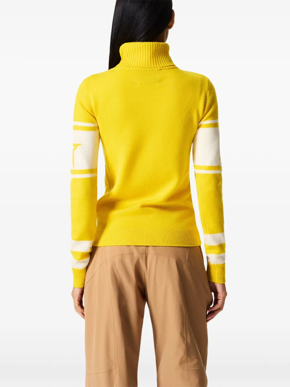 Perfect Moment Schild merino wool sweater Geel