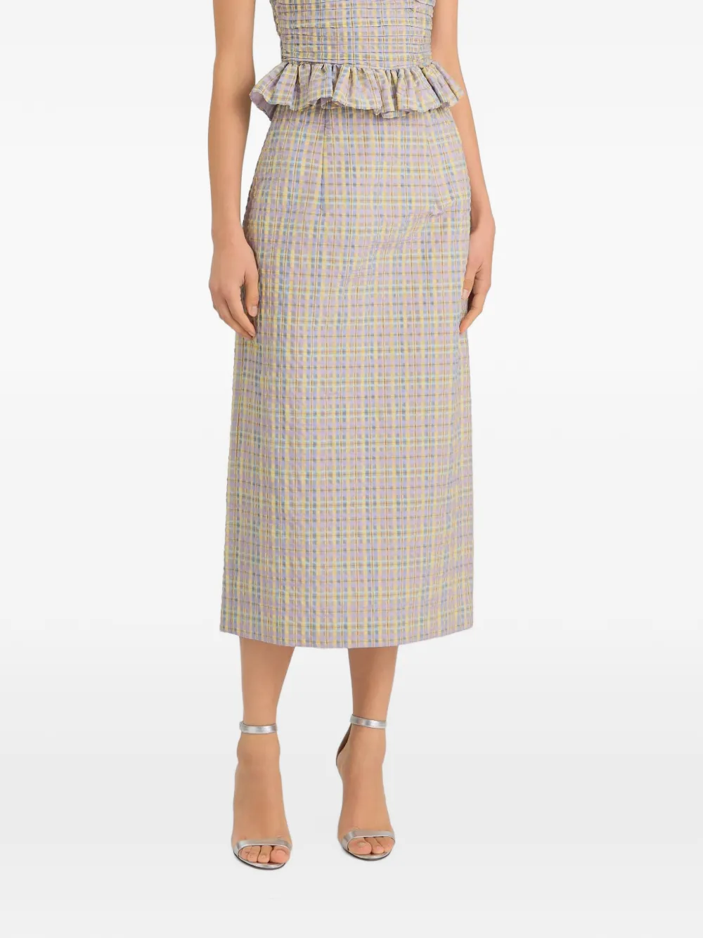 Markarian Betsy pencil midi skirt - Viola