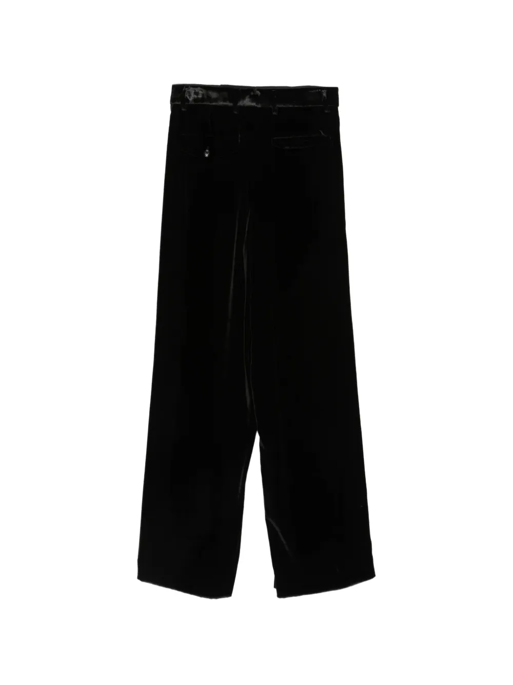 Ann Demeulemeester Fluwelen broek Zwart