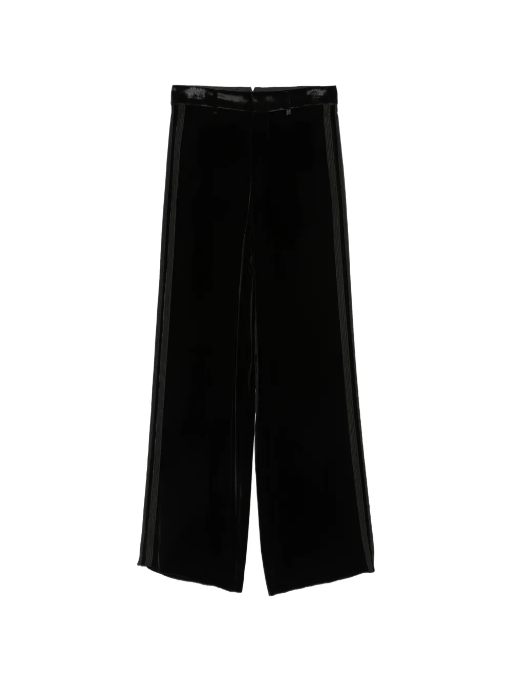 Ann Demeulemeester velvet trousers - Schwarz