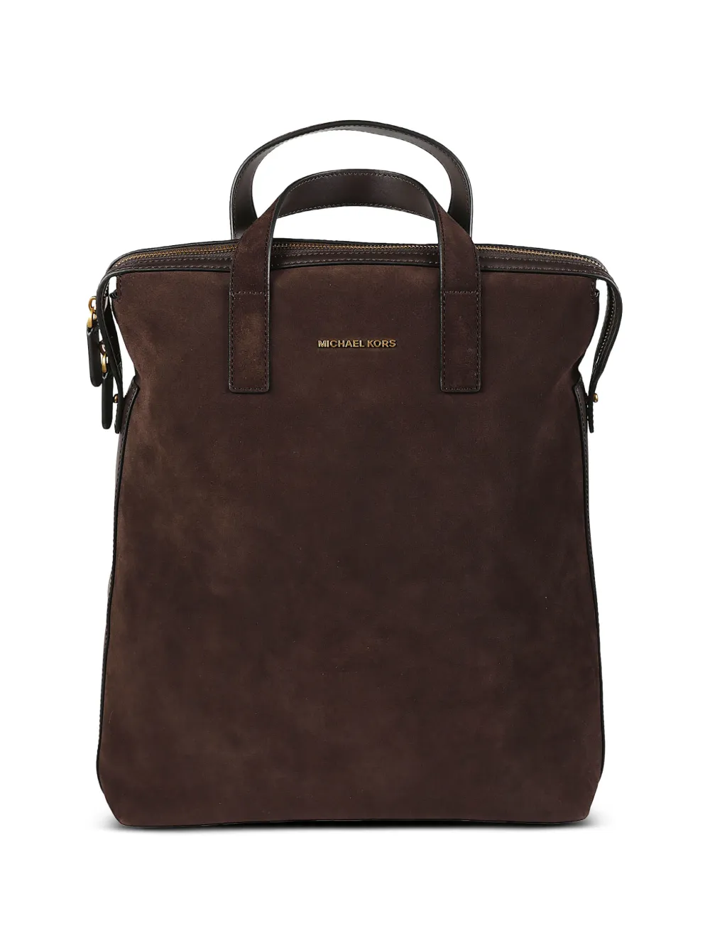 Michael Kors Nicholas suede tote bag - Marrone