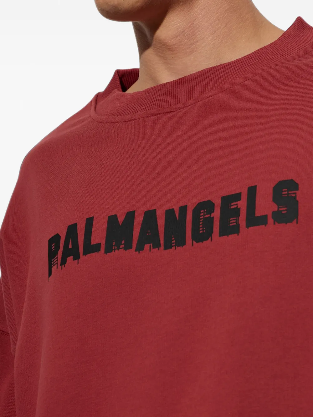 Palm Angels Palm Hills sweater met logo-print Rood