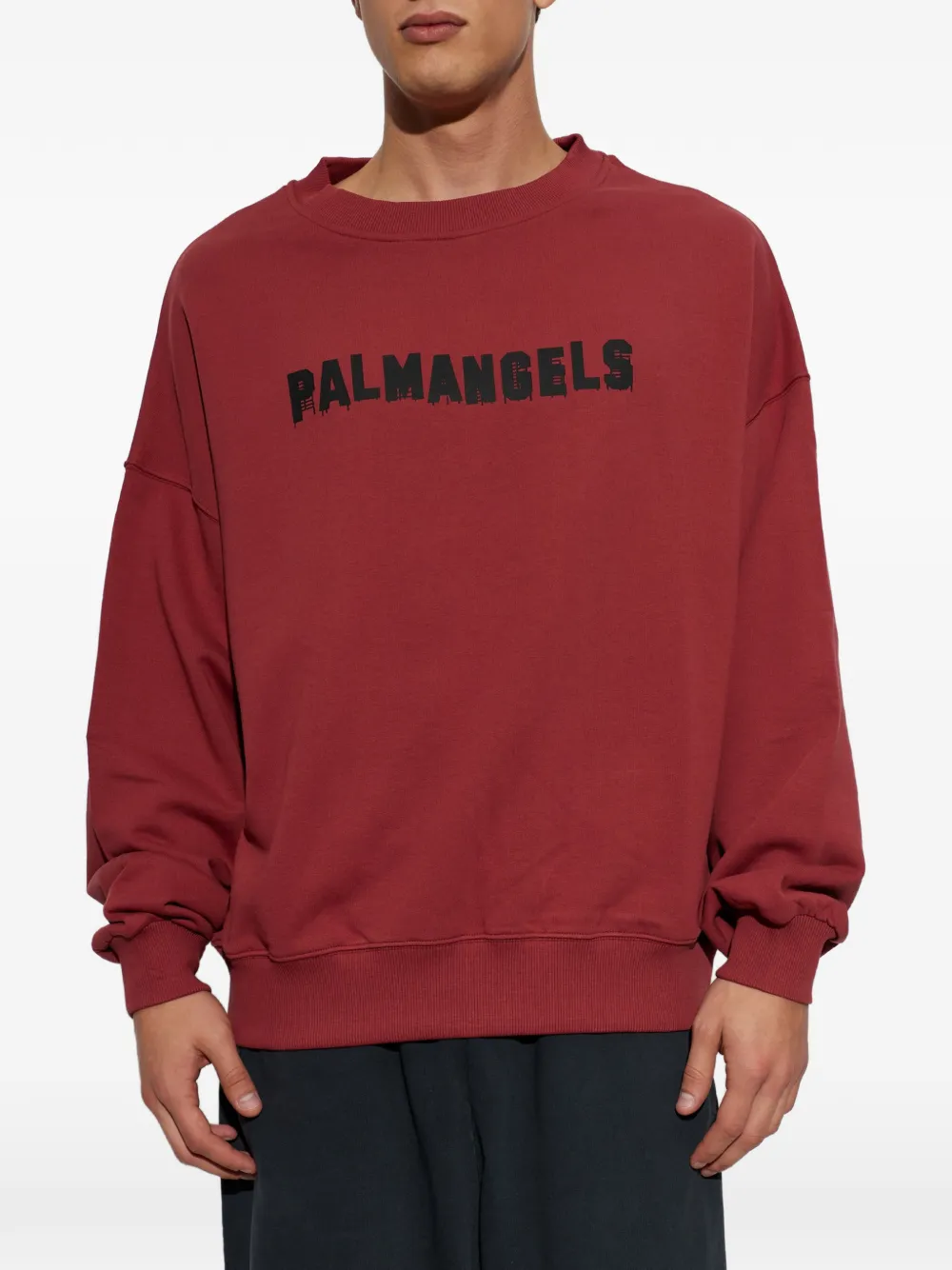 Palm Angels Palm Hills sweater met logo-print Rood