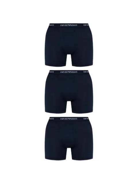 Emporio Armani logo-waistband boxers (set of three)