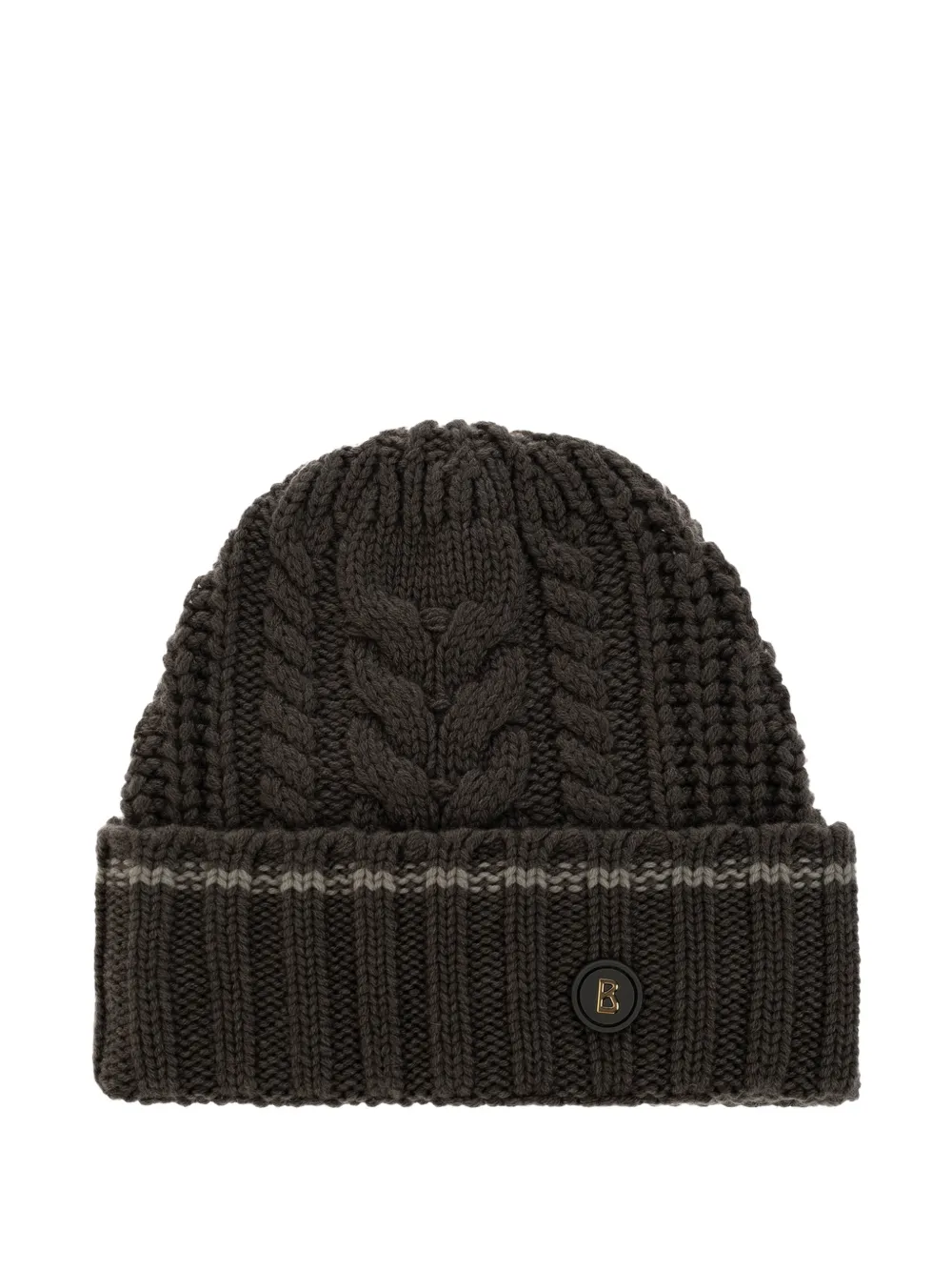 BOGNER Fabiana cable-knit beanie hat Grijs