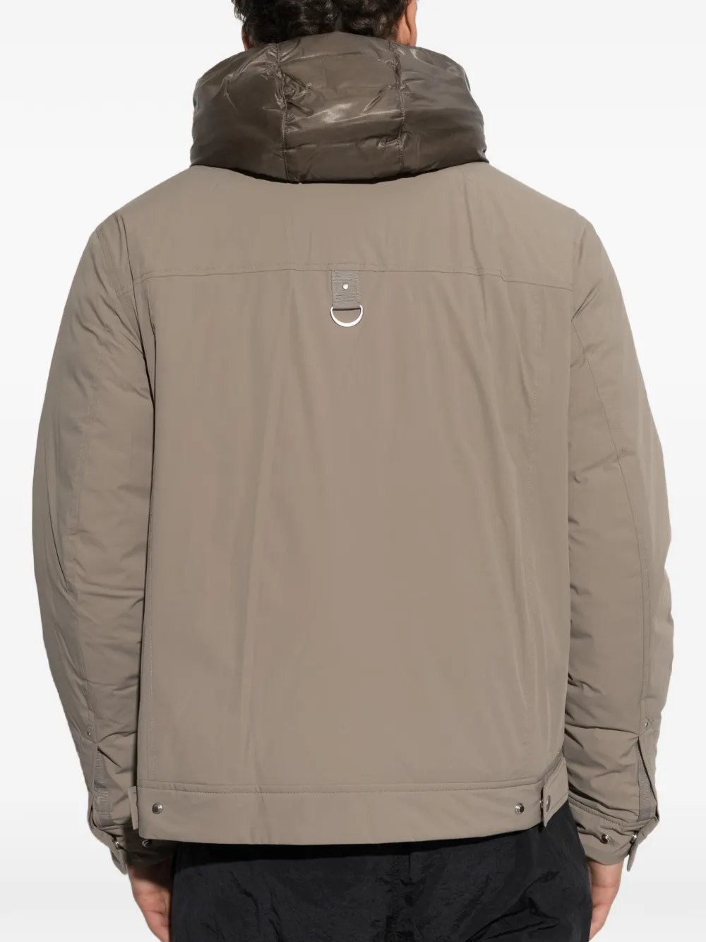 Moose Knuckles Brixton donsjack met afneembare capuchon Beige