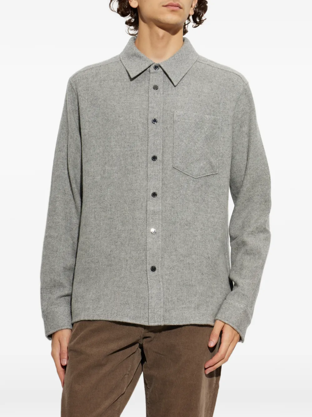 BOGNER Benji cashmere shirt Grijs