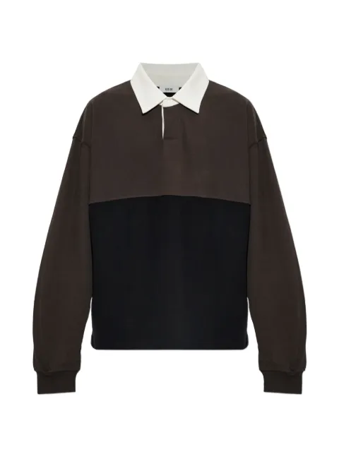 AGOLDE Blocked Rugby colour-block long-sleeve polo shirt