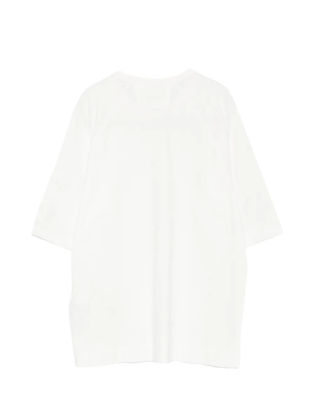 C.P. Company Kids T-shirt met raglanmouwen en Lens-detail Wit