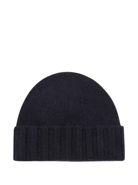 Drumohr ribbed-knit cashmere beanie hat