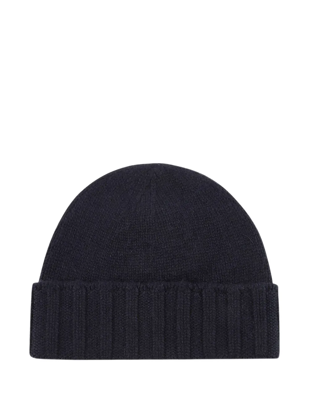 Drumohr ribbed-knit cashmere beanie hat Blauw