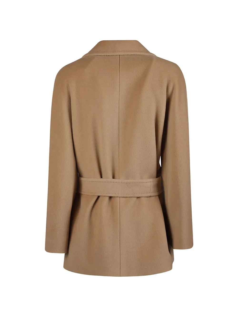 Tagliatore belted wool coat Beige