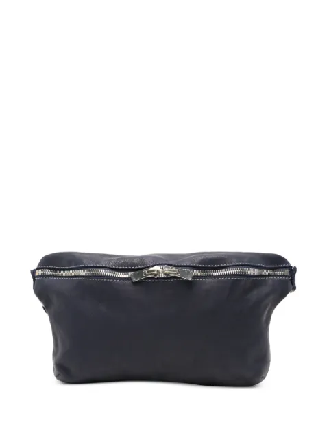 Guidi grained leather belt bag