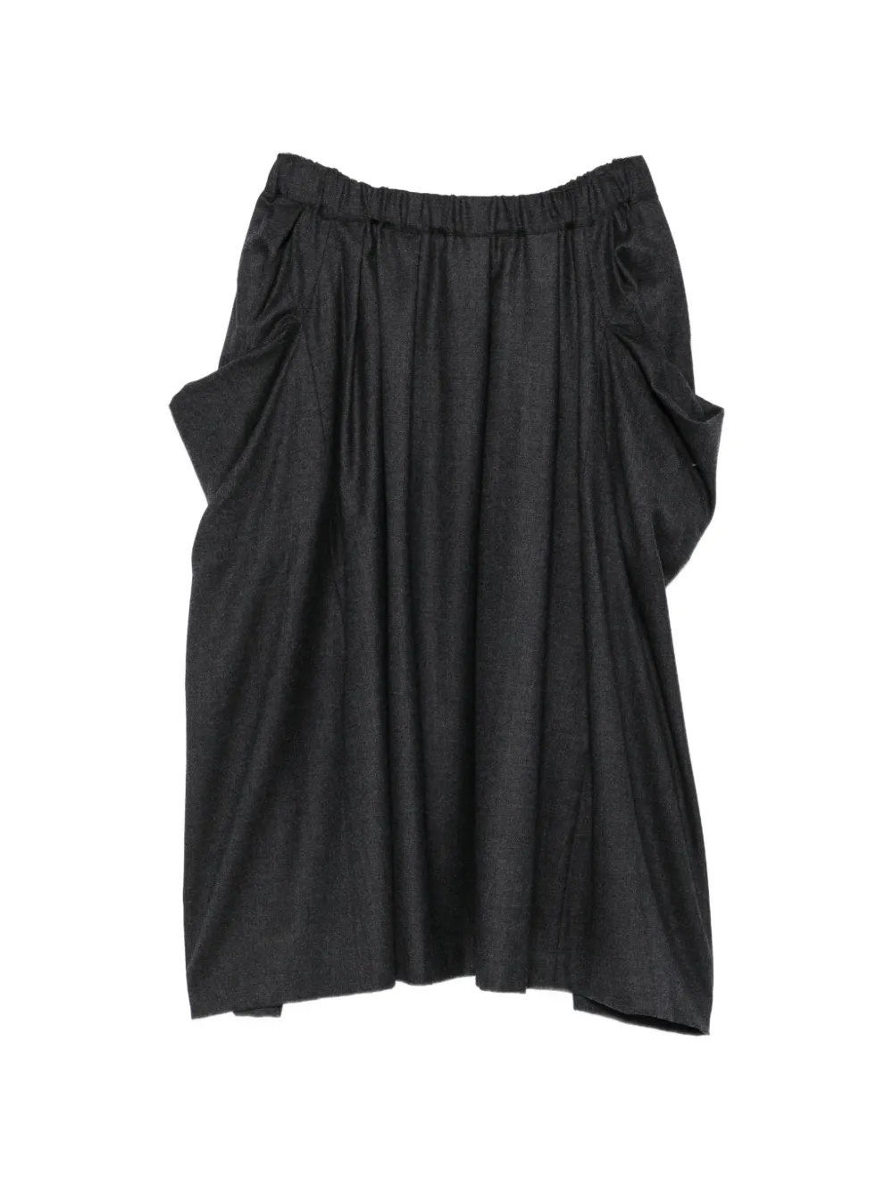 Comme Des Garçons Comme Des Garçons draped midi skirt Grijs