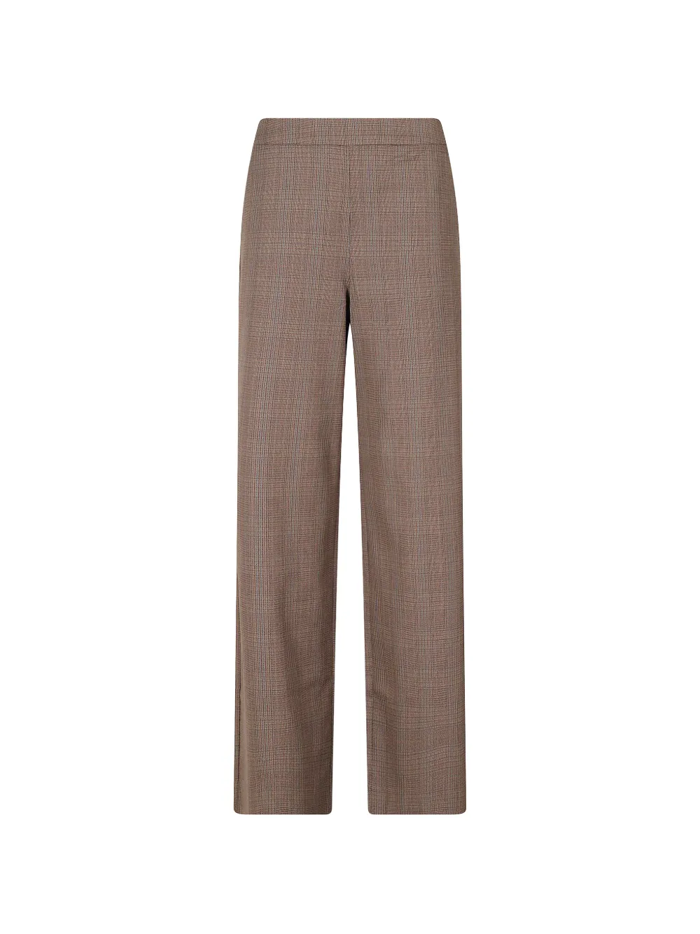 Essentiel Antwerp Prince of Wales check wide-leg trousers Bruin