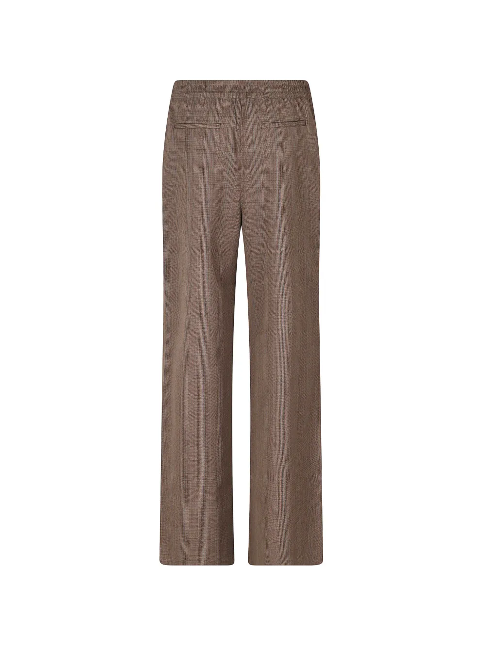 Essentiel Antwerp Prince of Wales check wide-leg trousers Bruin