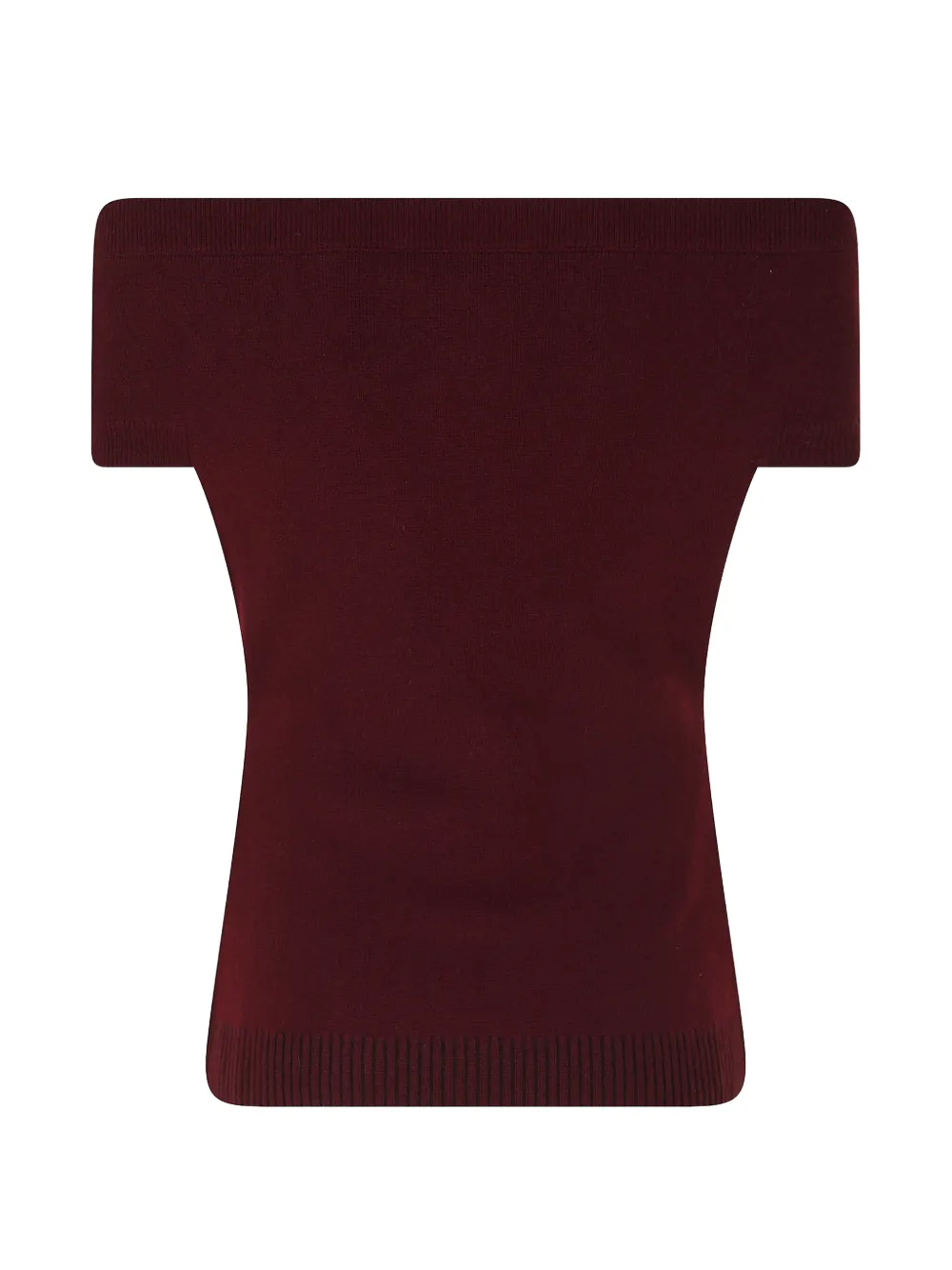 IRO Lucky off-shoulder trui Rood