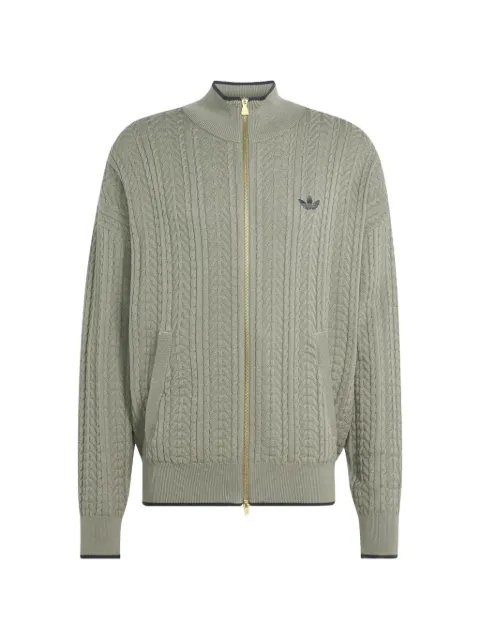 adidas Firebird cable-knit track top