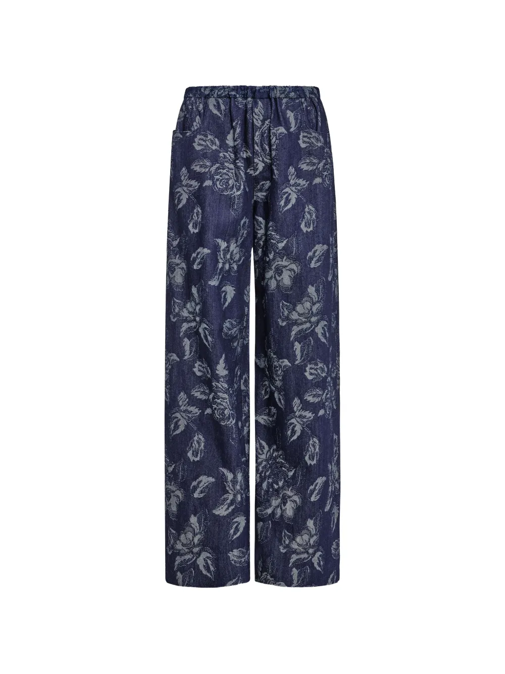Markarian Ila floral-print wide-leg trousers - Bleu Markarian Ila floral-print wide-leg trousers - Bleu