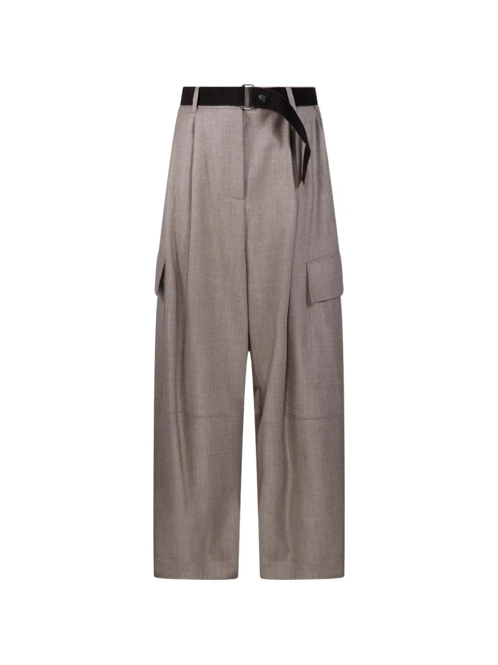 P.A.R.O.S.H. belted cargo pants - Gris